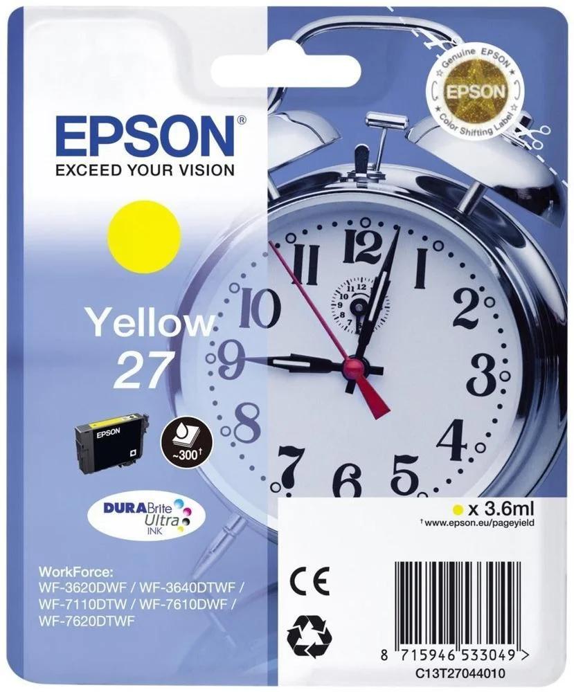Epson 27 - Yellow - Original - Ink Cartridge