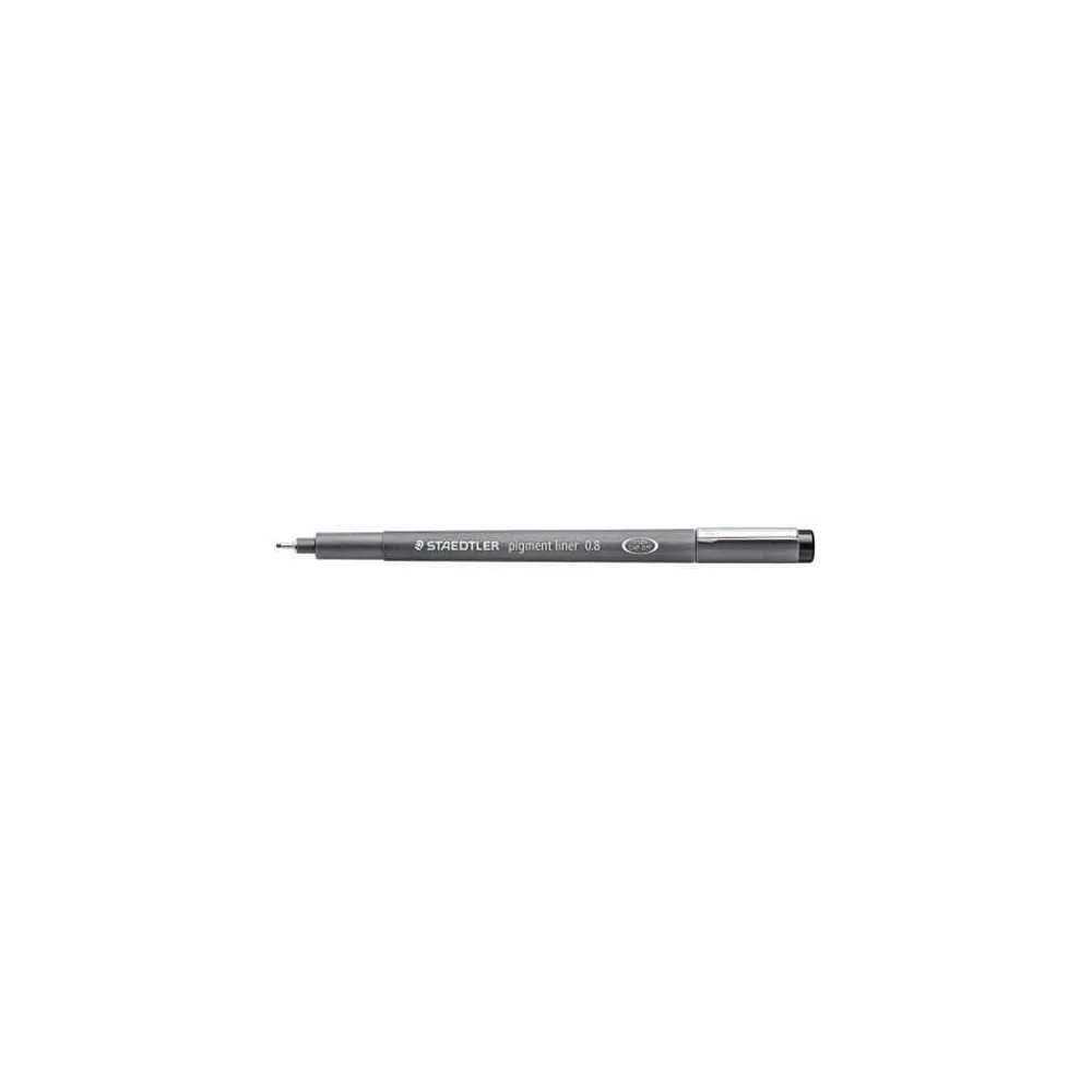 Caneta de Tra&ccedil;o Fino 0.8mm Preto Staedtler