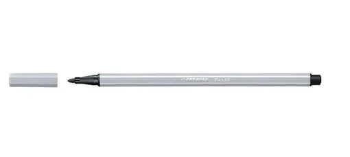 Rotulador Punta Fibra Media 1mm. Pen 68 Gris Clar.