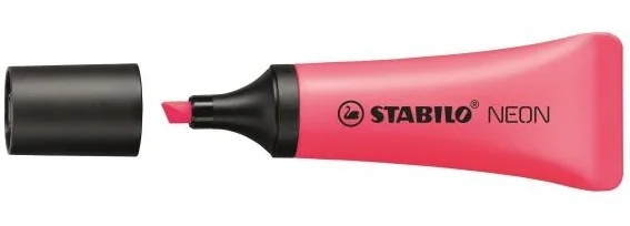 Stabilo Marcador Fluorescente Neon Tinta Base Agua
