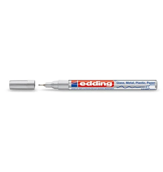 Marcador Permanente 0.8mm 780 Plata Edding 780-54