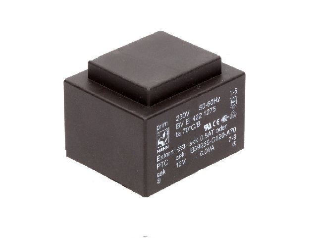Transformador encapsulado 12V 6VA