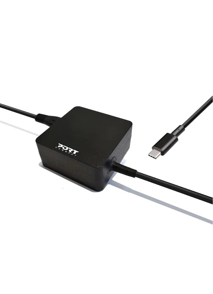 Carregador Universal Port Designs 45w Usb Type-C Eu Plug