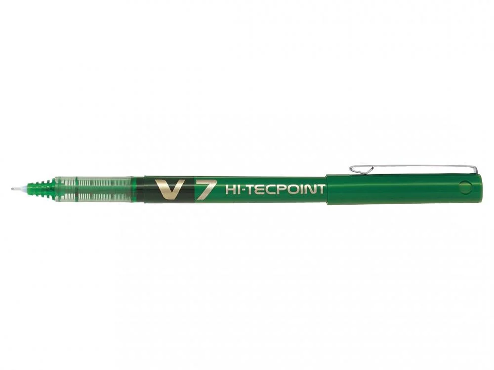 Pilot Hi-Tecpoint V7, Verde, Verde, 0,7 Mm, 0,4 Mm