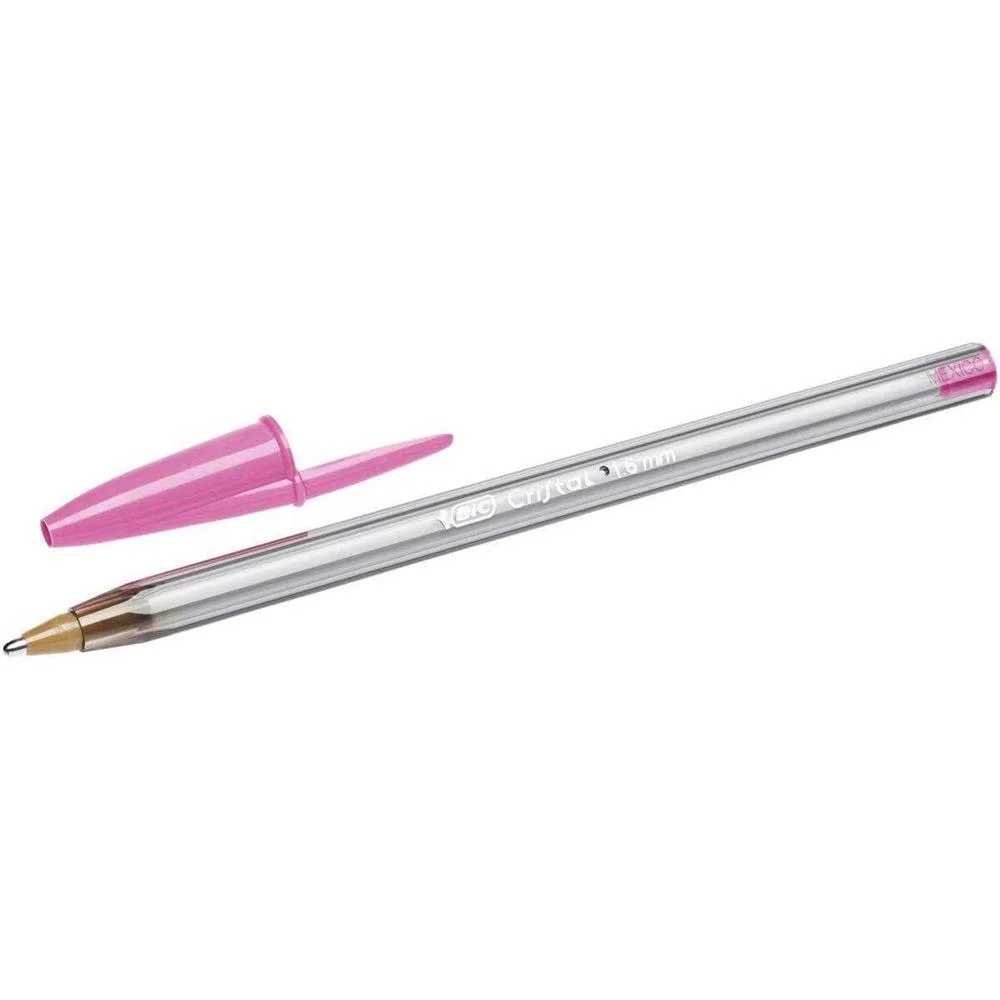Boligrafo Cristal Fun Trazo 0,6 Mm. Color Rosa Bi.