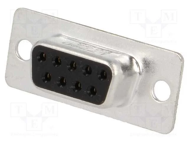 D-Sub, Pin: 9, Ficha, F&ecirc;mea, com Cabo, Solda, 5a, 250v, 20mo