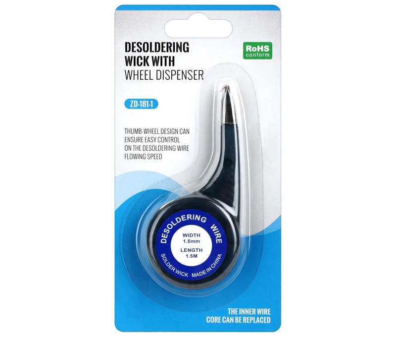 Trenza para De-Soldar Con Dispensador