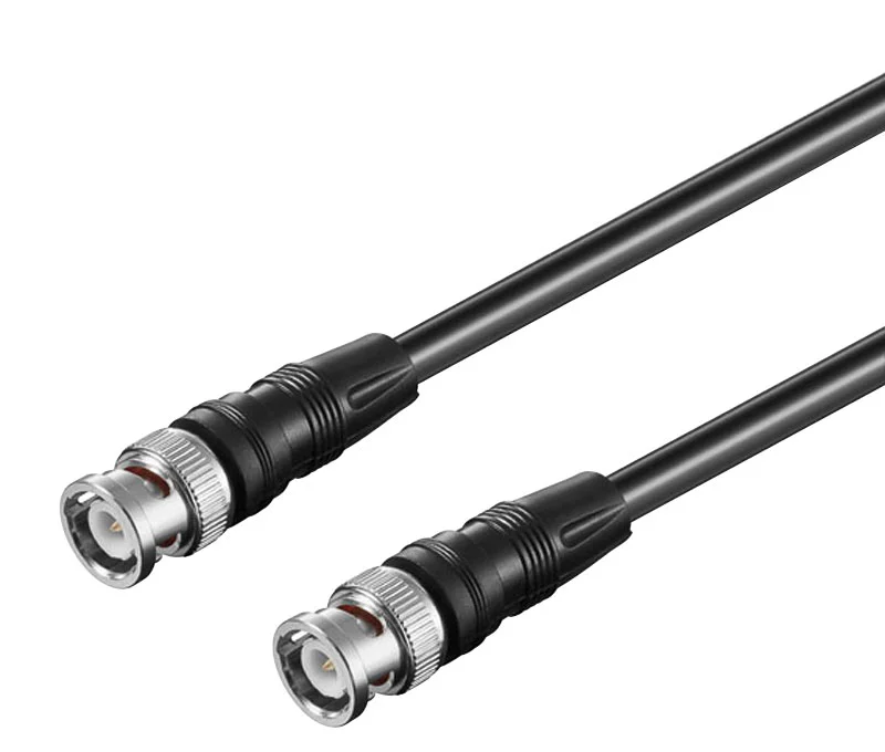 Cabo Bnc Macho para Bnc Macho 50ohm Rg58 2m