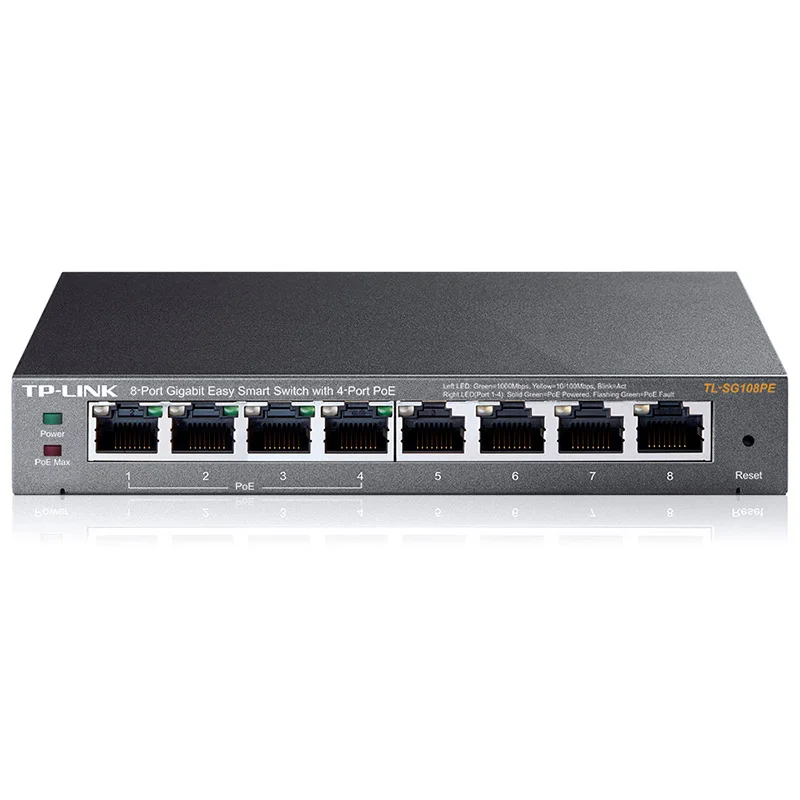 Tp-Link Gigabit Poe Smart Switch (Tl-Sg108pe)
