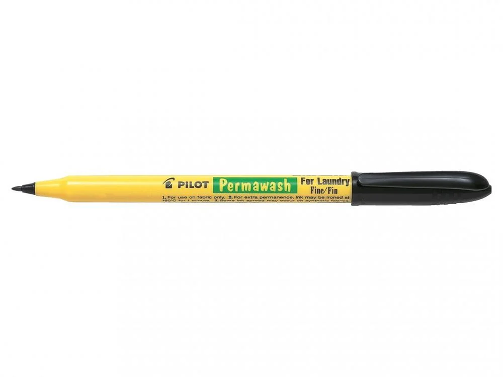 Marcador Permawash Pilot, preto 1 MM, 2 MM