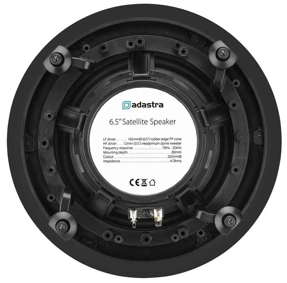 Conjunto 2 Colunas Teto 6.5" Bluetooth