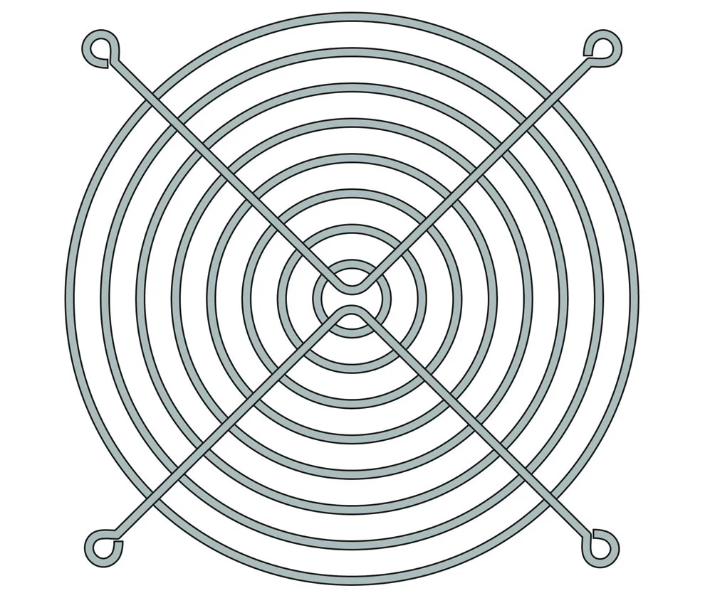 Grelha Protetora 120x120mm Metal Cromado