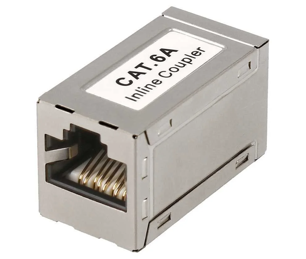 Uniao Inline Acoplador Rj45 Cat6a Ftp Femea