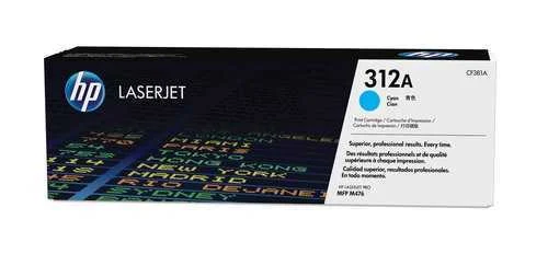 Hp Toner Cart. Cf381a (312a) F?r Laserjet Pro M476 Cyan