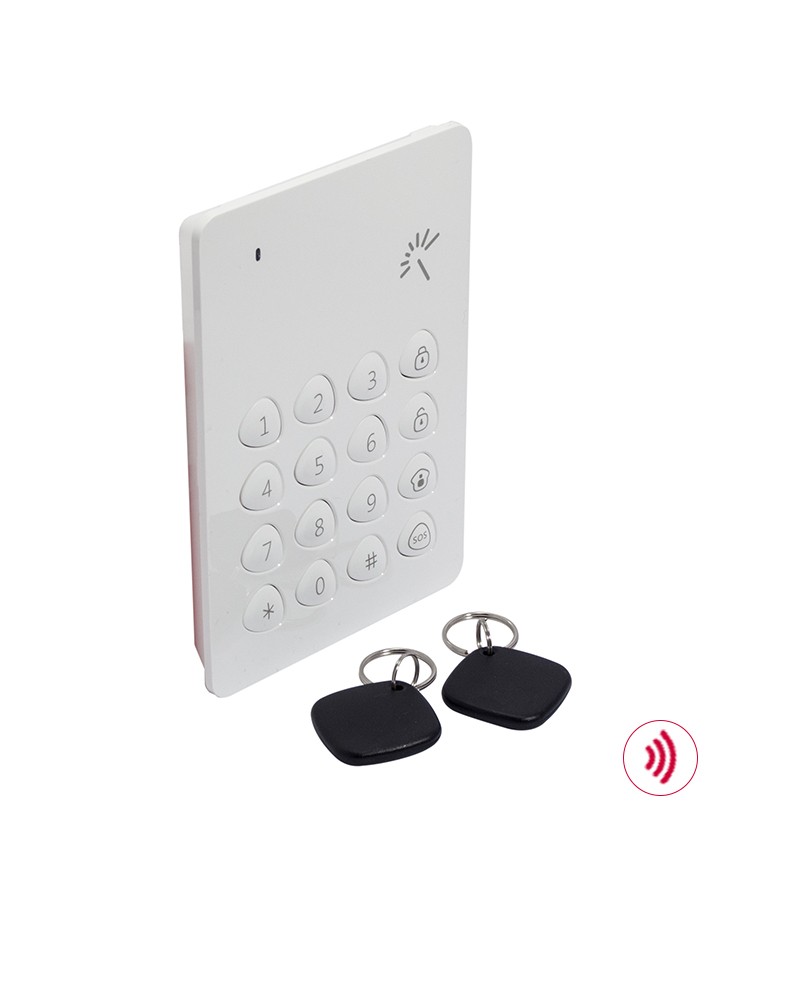 Teclado Com Identificador Rfid Para Alarme Sem Fio