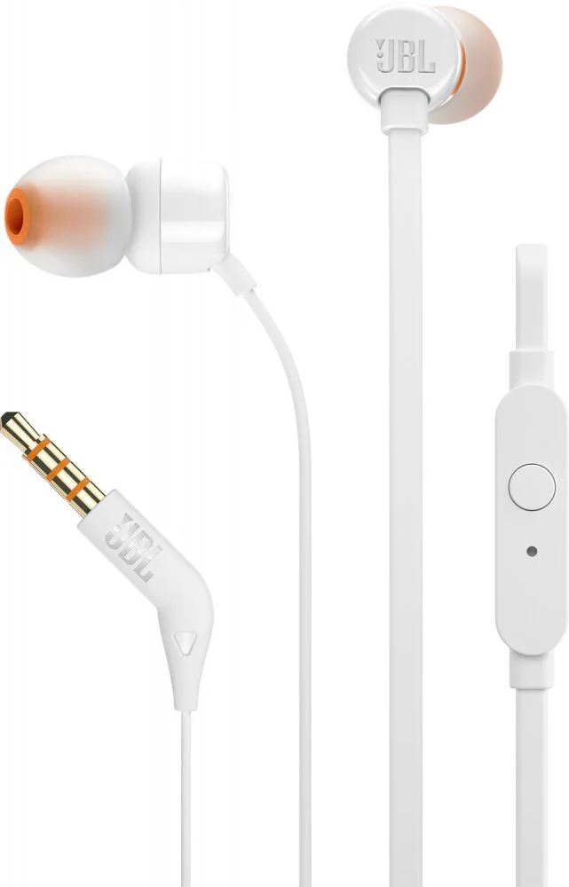 Jbl In-Ear Headphones T110 White