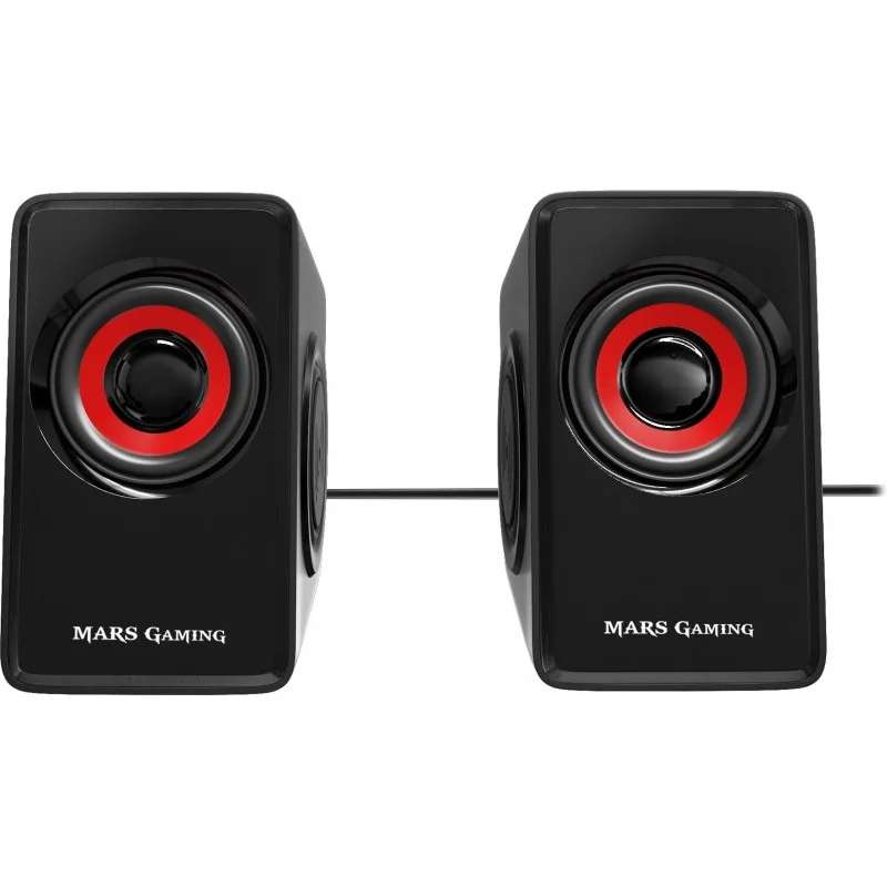 Altavoces Gaming Mars Gaming Ms1 Ms1 Negro Rojo