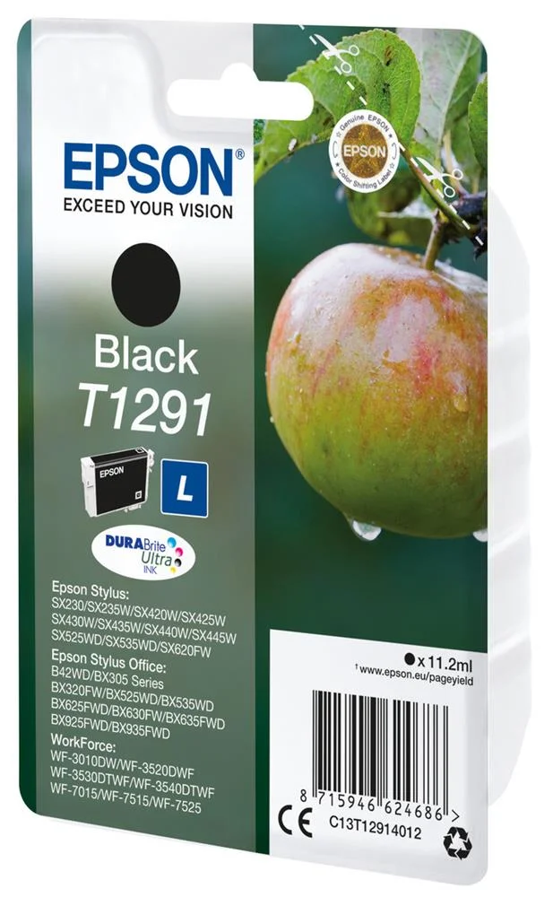 Tinta Epson T1291 Negro Sx420w 425w Office Bx305f.
