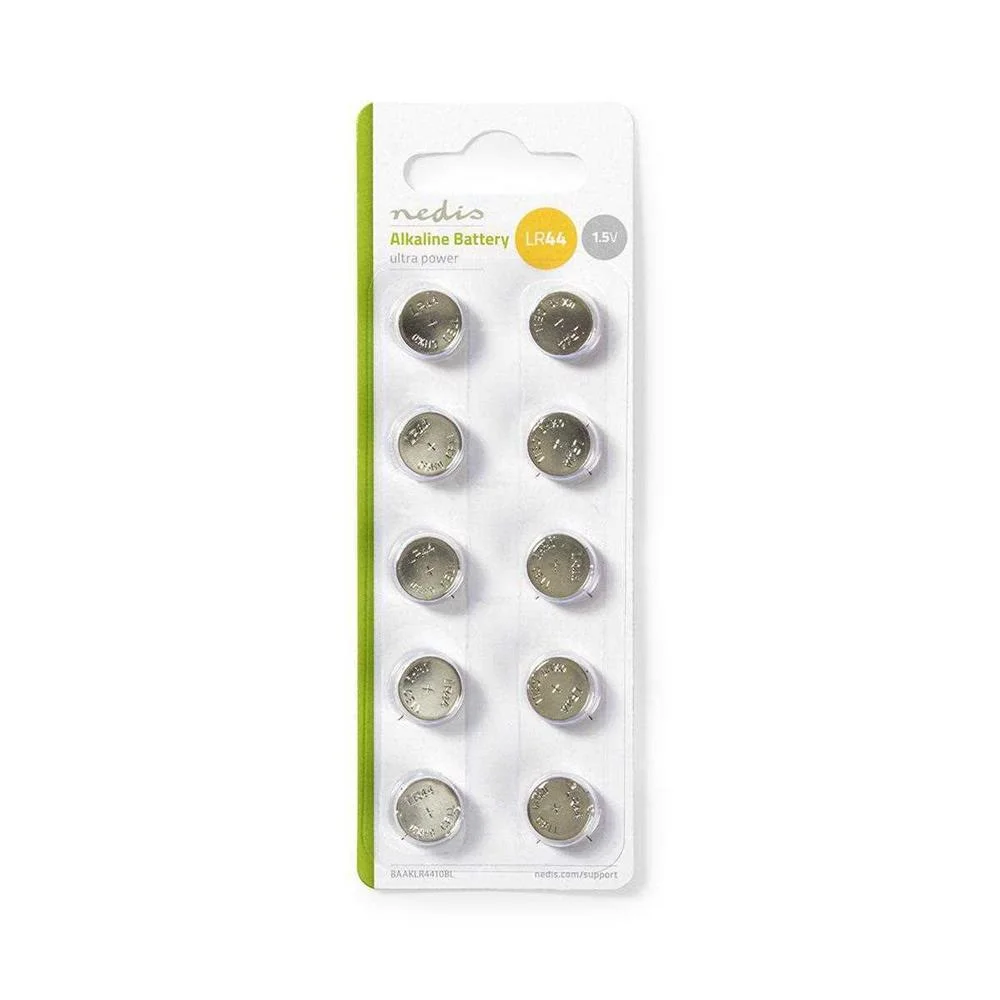 Pilhas Alcalinas Nedis Baaklr034bl 1.5v Lr44 (10 .