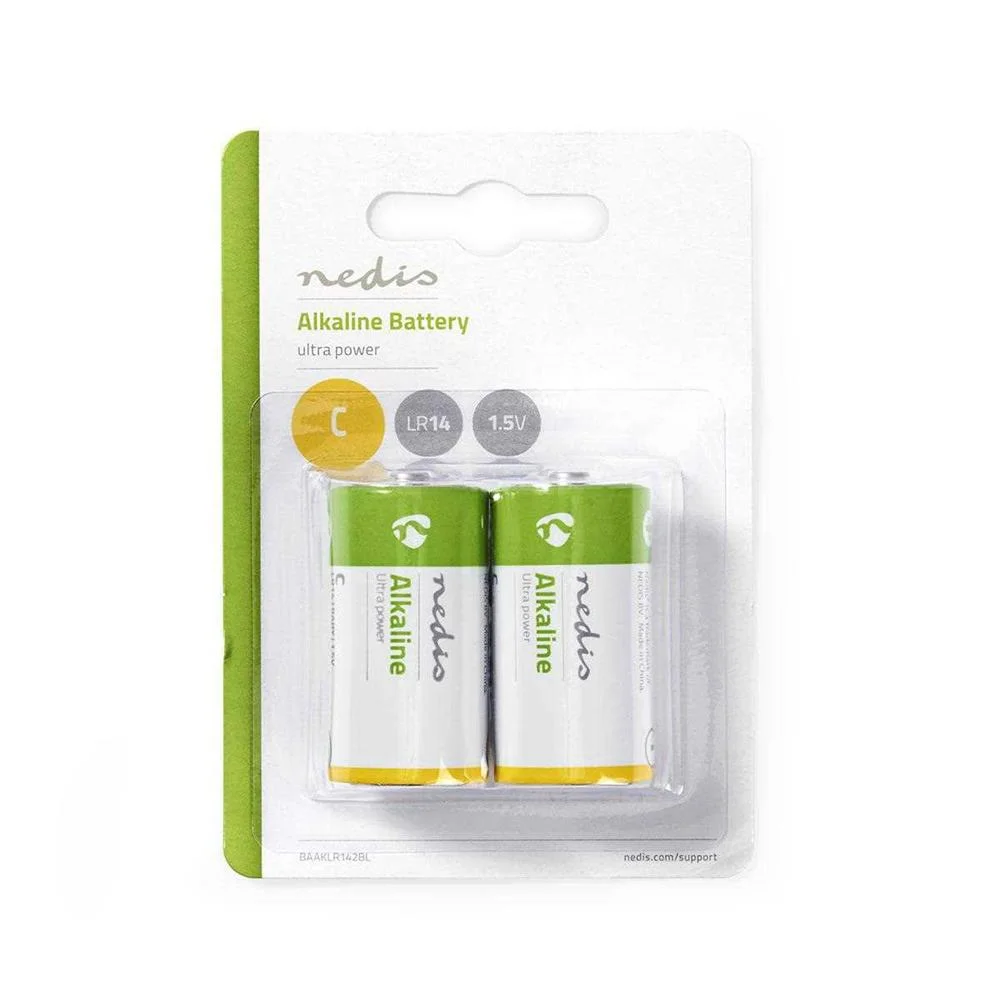 Pilas Alcalinas C 1 5v Blister 2 Unidades