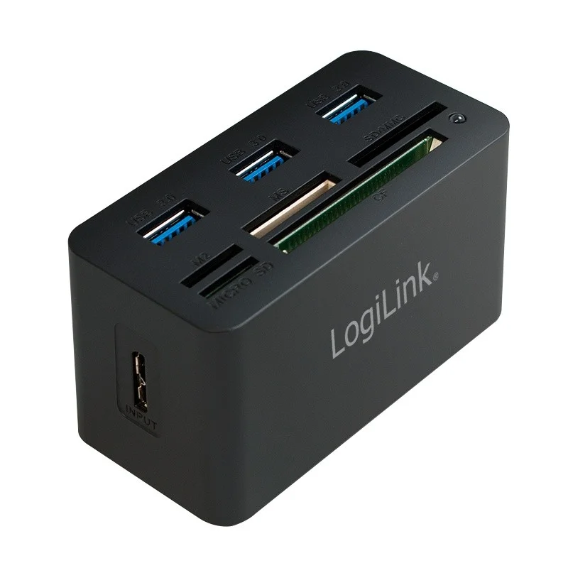 Card Reader All-In-One e Usb 3.0 Hub Cr0042