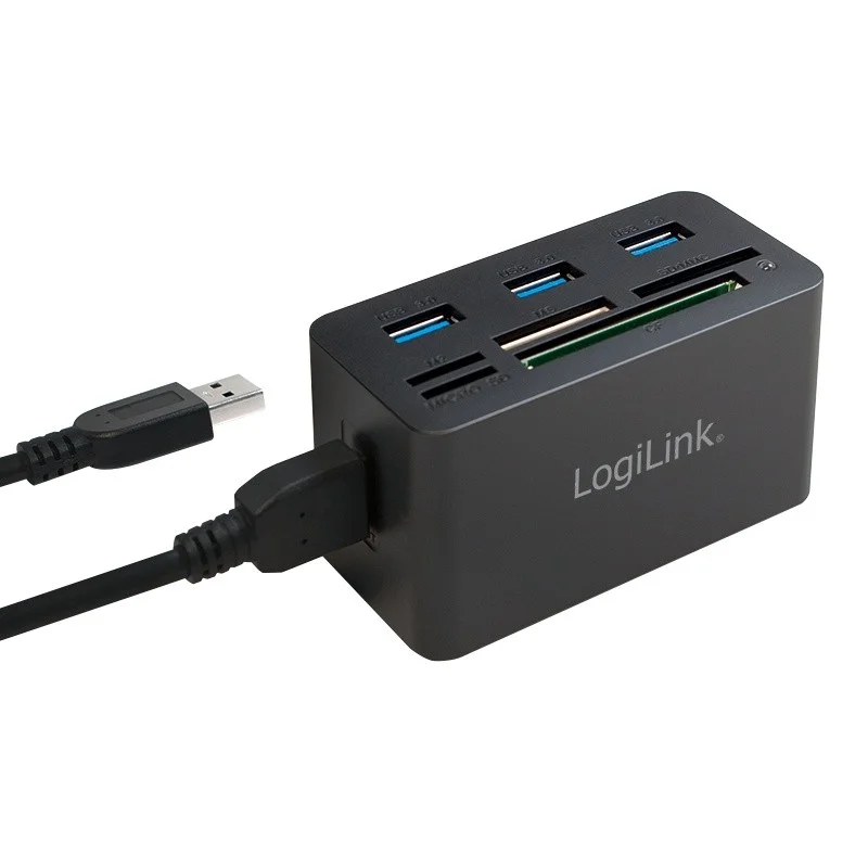 Card Reader All-In-One e Usb 3.0 Hub Cr0042