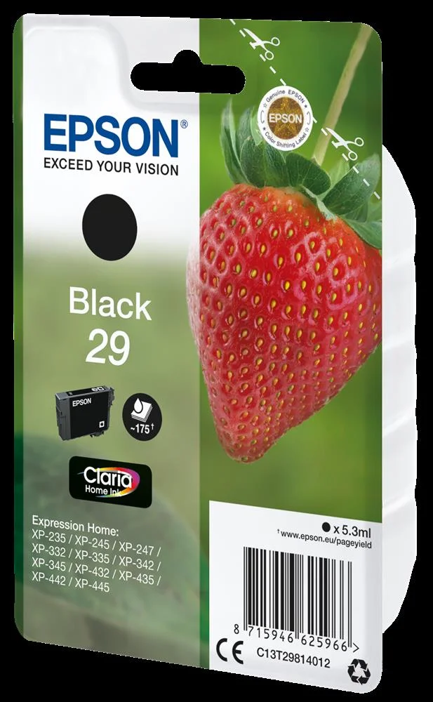 Tinta Epson Claria 29 Negro Xp235 Xp332 Xp335 Xp4.