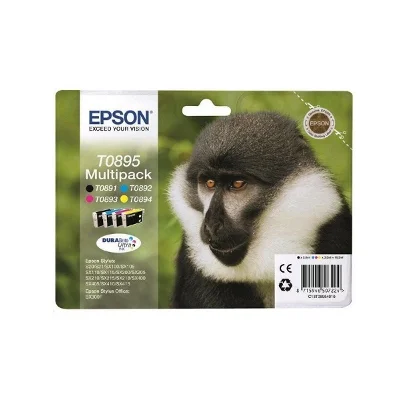 Tinta Epson T0895 Multipack 4 S20 Sx105 Sx205 405