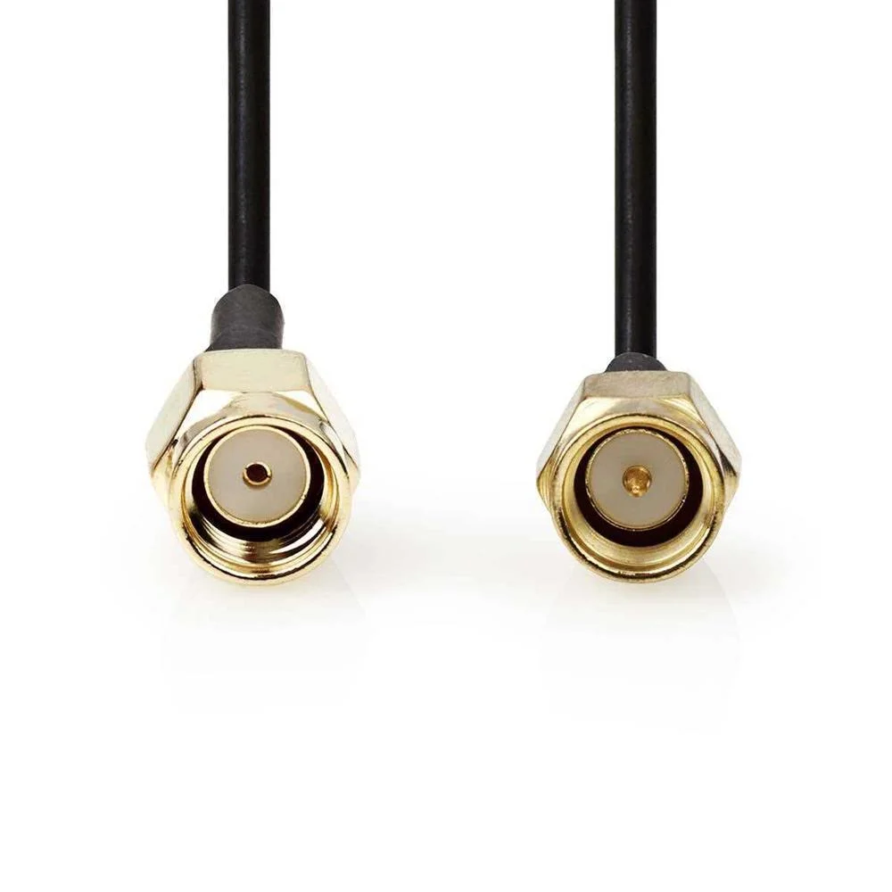 Cabo De Antena Sma Macho-sma F&ecirc;mea 2m Preto