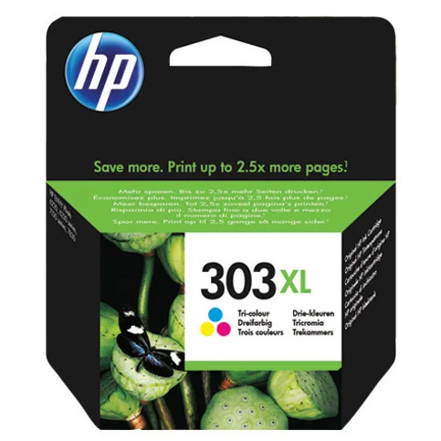 Hp Ink Cart. T6n03ae No.303xl F?r Envy Photo 6220/6230/6255/ 7134/7155/7855 (C/M/Y)