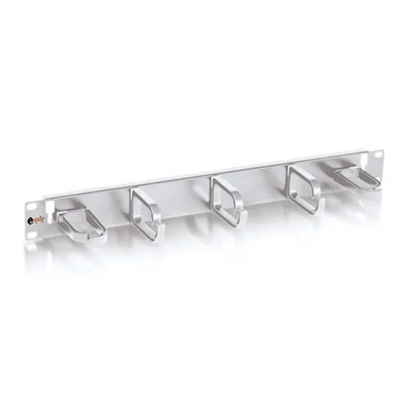 Equip Painel Organizador Cabos Argolas 1u 19" Cin.