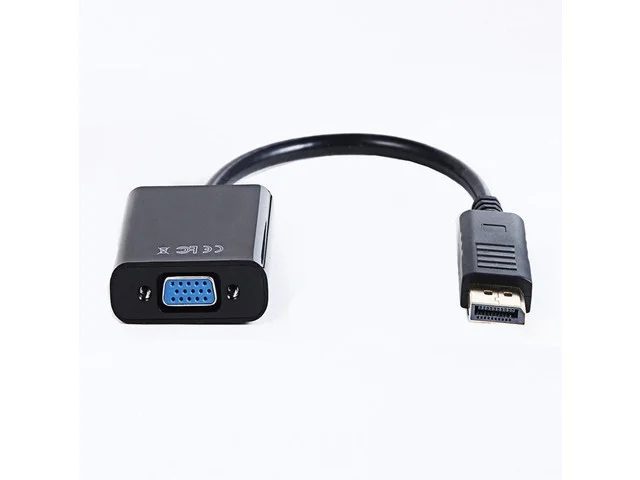 Adaptador Gembird Displayport para Vga Preto