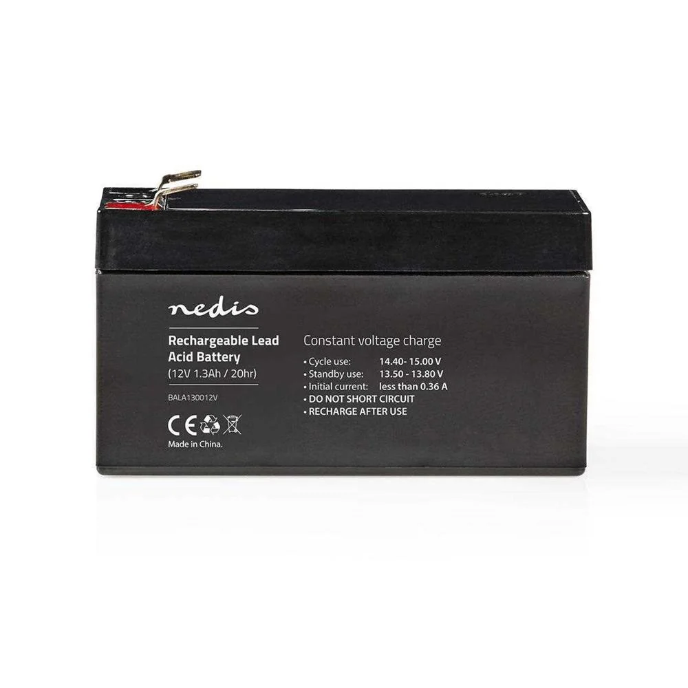 Bateria de Chumbo Acido 12v 1300mah Recarregavel