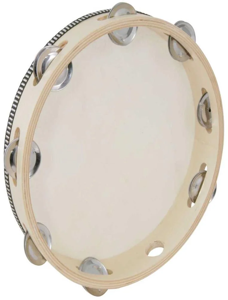 Headed Tambourine 25cm (10")