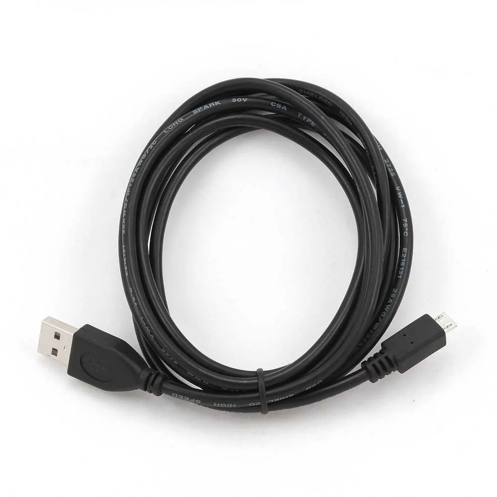 Cabo Gembird Micro-Usb para Usb 2.0 Type-A 3m Preto