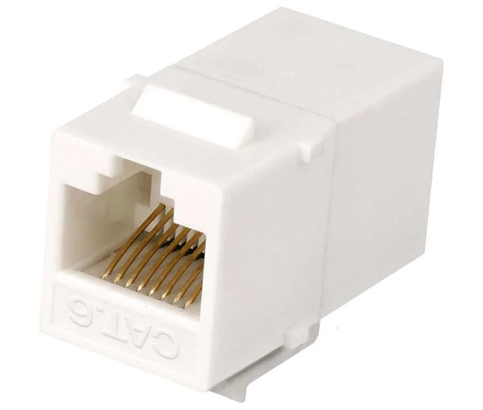 Uniao Keystone Rj45 Cat6 Femea Painel