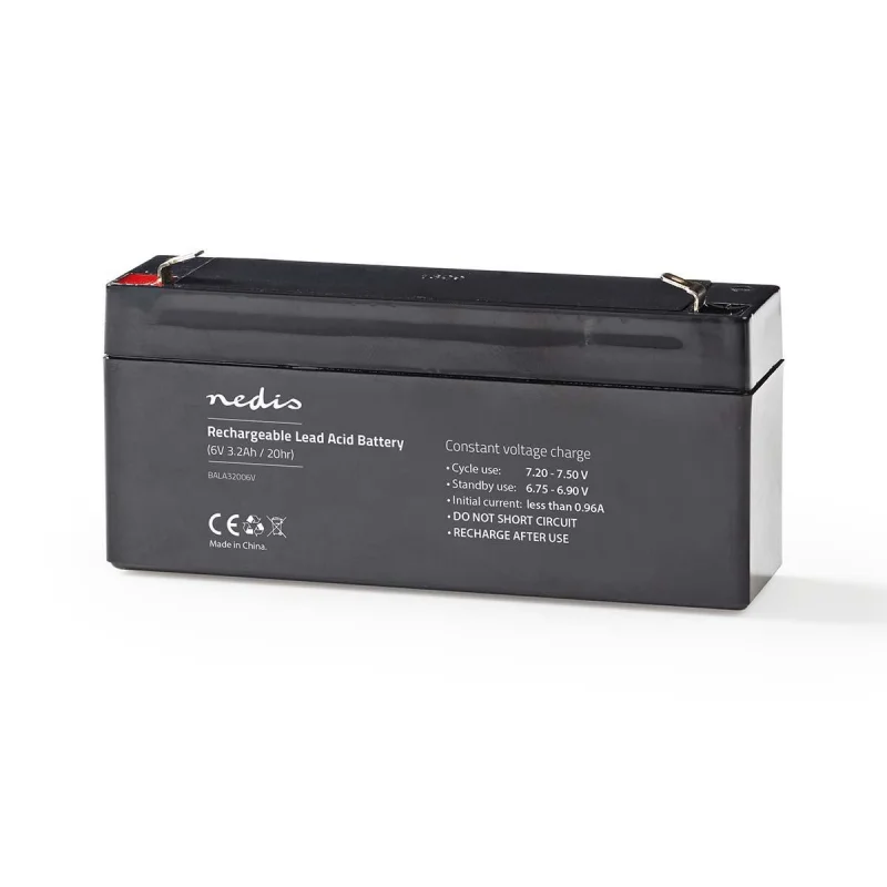 Bater&iacute;a de Plomo &Aacute;cido 6v 3200mah Recargable