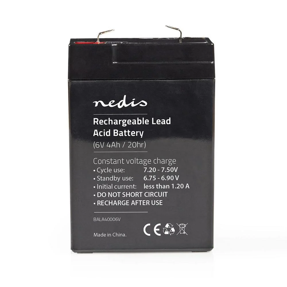 Bateria de Chumbo Acido 6v 4000mah Recarregavel