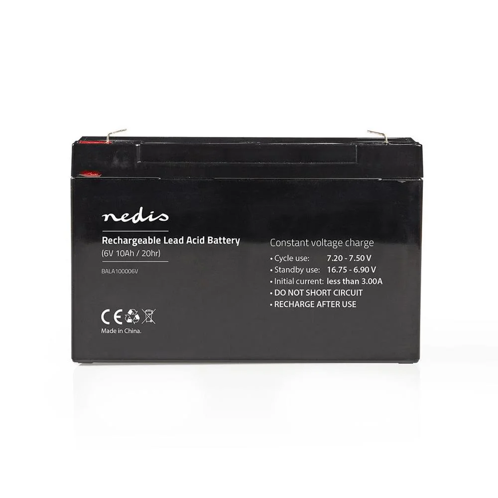 Bateria de Chumbo Acido 6v 10000mah Recarregavel