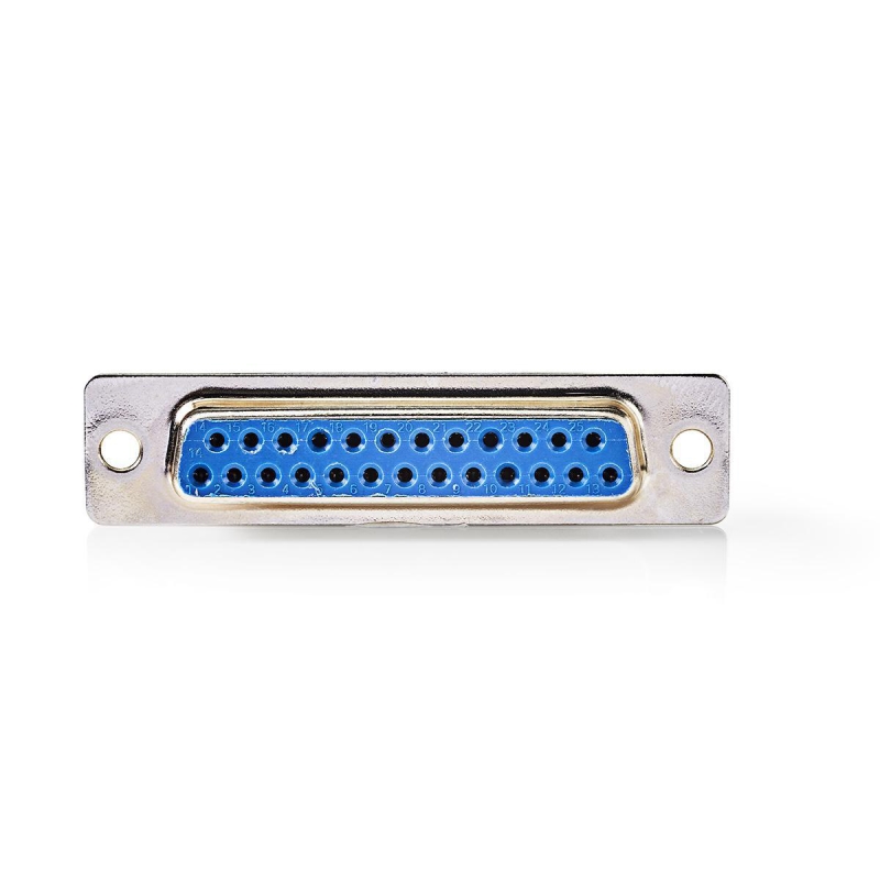 Adaptador D-Sub Chassis para D-Sub 25P Femea Metal