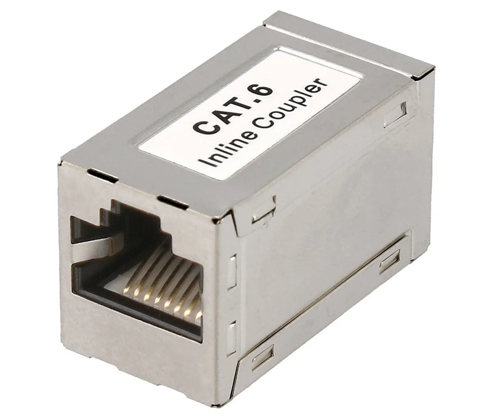 Uniao Inline Acoplador Rj45 Cat6 Ftp Femea