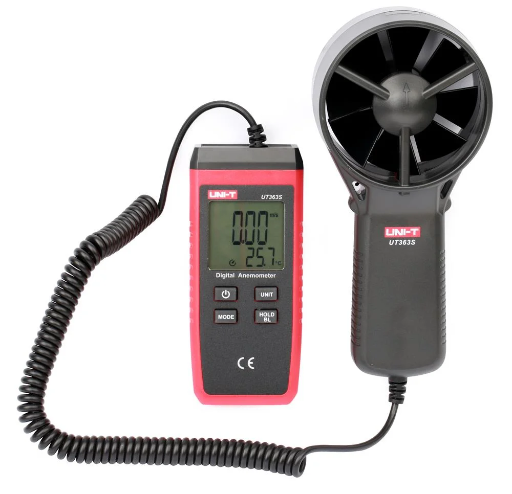 Anemometro Digital 0~30M/S c/Fun&ccedil;ao de Temperatura