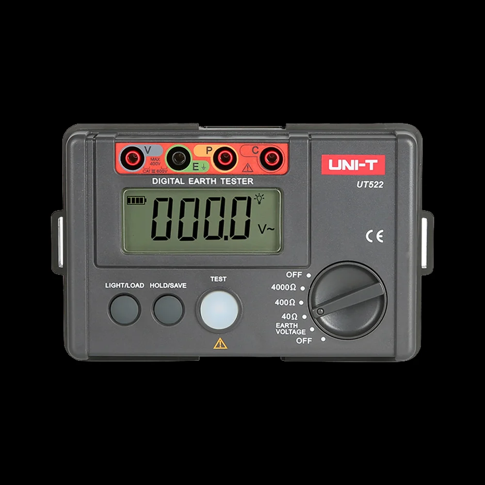 Medidor de Resist&ecirc;ncia &agrave; Terra - Visor Lcd At&eacute; 4000 Contas - Medi&ccedil;&atilde;o da Resist&ecirc;ncia &agrave; Terra At&eacute; 4000