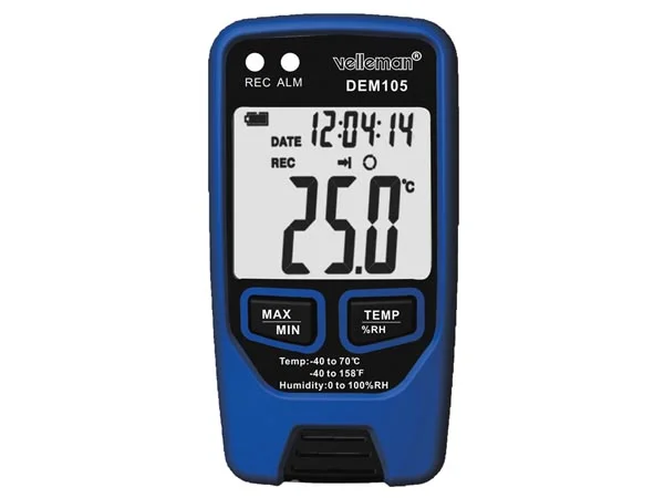 Colector de Datos de Temperatura Y Humedad Con In.