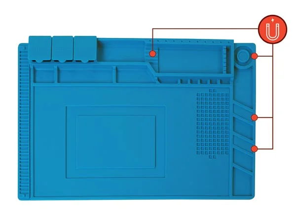 Tapete de Soldar em Silicone - 450 X 300 Mm