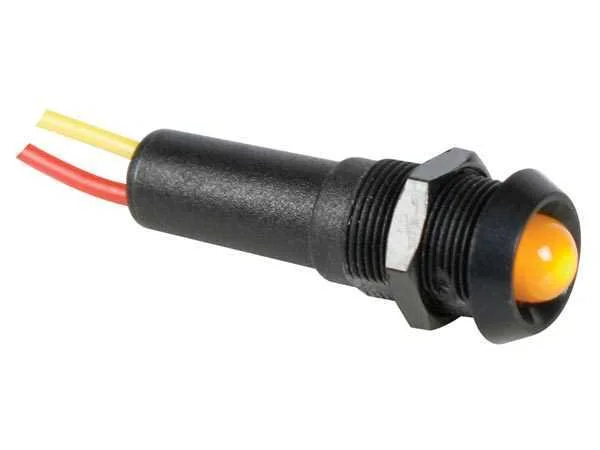 Led Lamp 5v Yellow - Black Housing