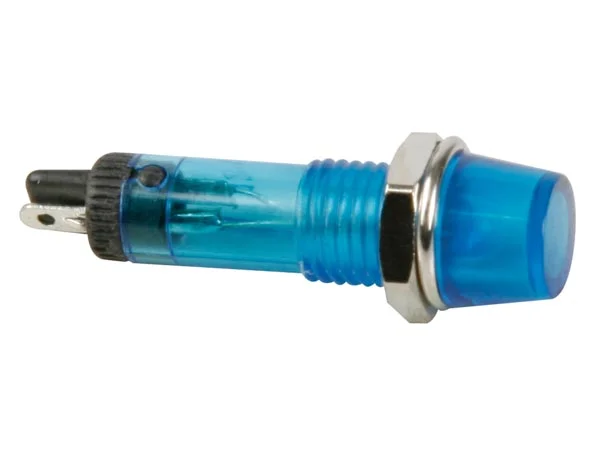 L&acirc;mpada Neon 12v Azul  8mm No Wire