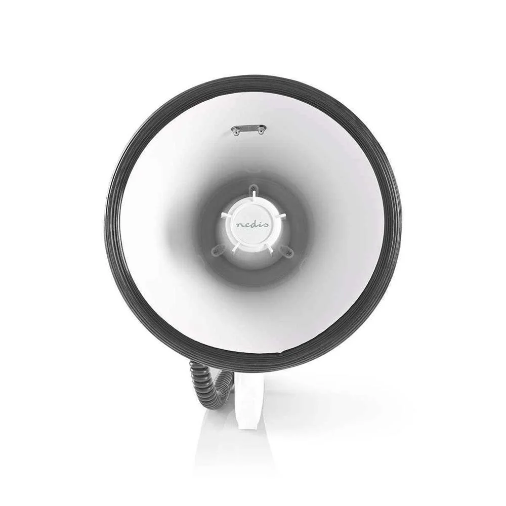 Megafone | 25 W | Alcance de 1500 m | Microfone r.