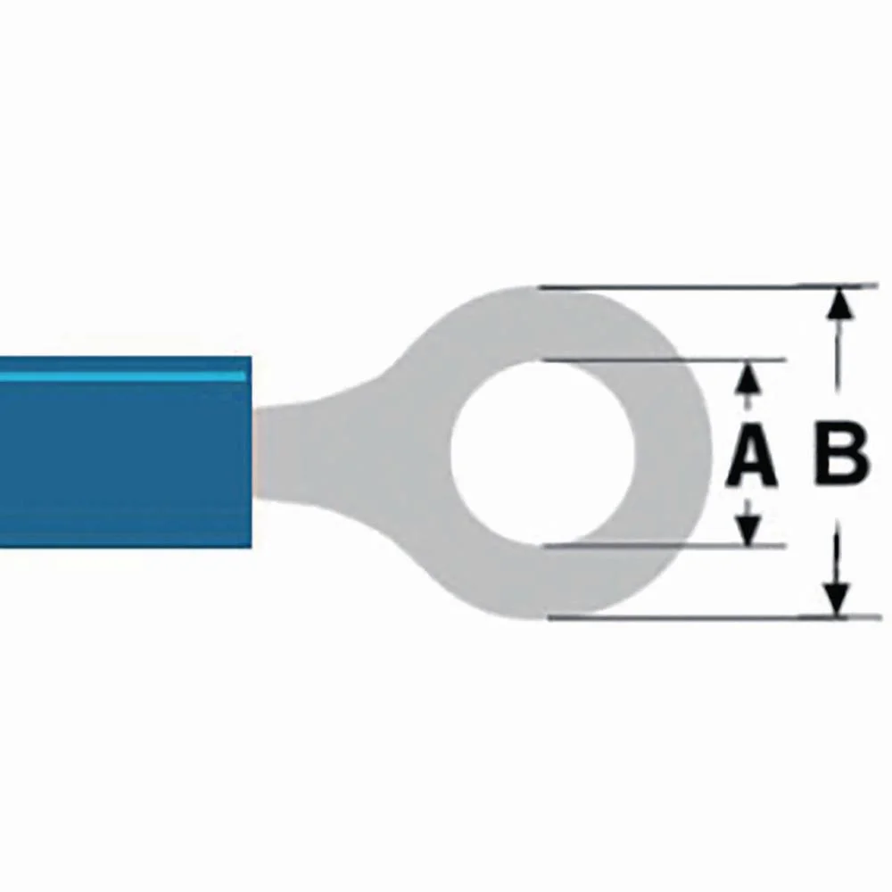 Conector R&aacute;pido Em 6,4 Mm F&ecirc;mea Pvc Azul