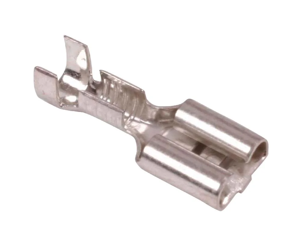 Fast On Connector 6.3 Mm F&ecirc;mea Pvc Prateado
